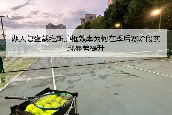 湖人复盘戴维斯护框效率为何在季后赛阶段实现显著提升